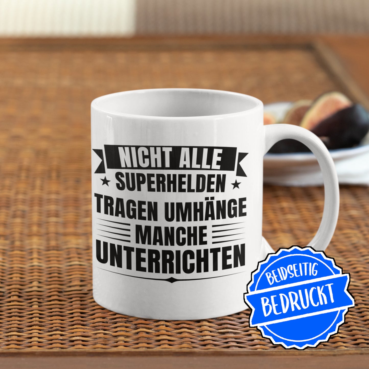 Lehrer Tasse | nicht alle Superhelden tragen manche Unterrichten