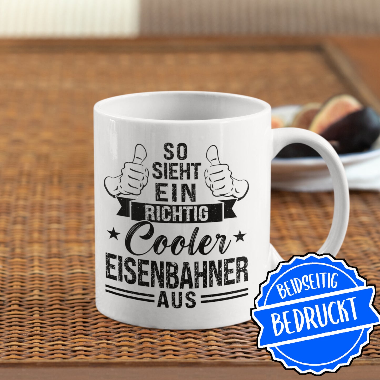 Eisenbahner Tasse | so sieht ein richtig cooler Eisenbahner aus