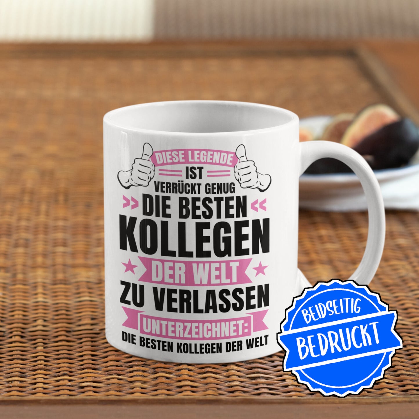 Kollegin Tasse | diese Frau ist verrückt genug die besten Kollegen der Welt