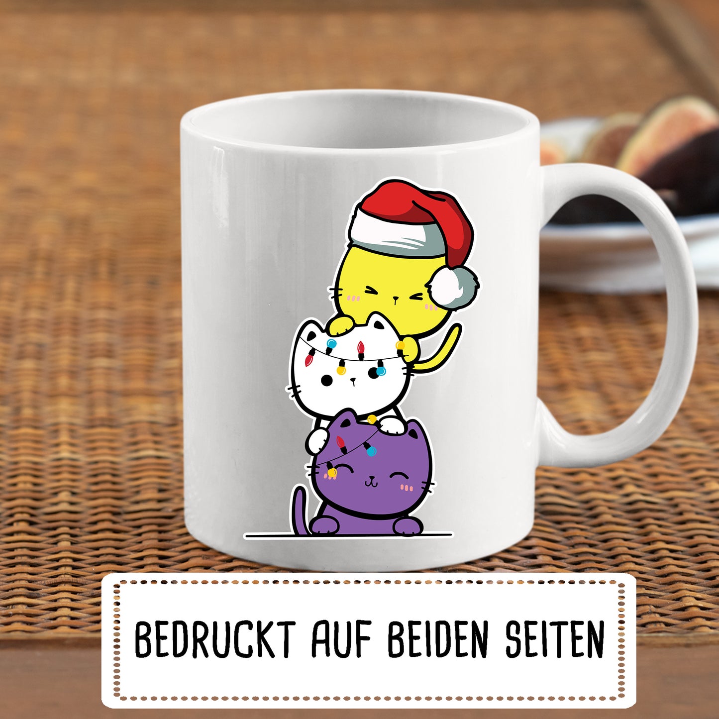 Weihnachten Tasse | Weihnachten Katzen |