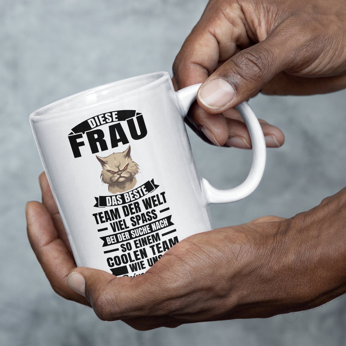 Kollegin Katze Tasse | diese Frau das beste Team der Welt Kollegenabschied Jobwechsel
