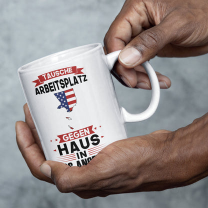 Los Angeles Tasse | tausche Arbeitsplatz gegen Haus in Los Angeles | Amerikanisch