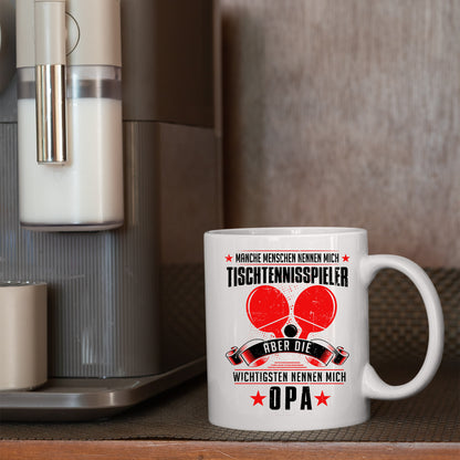 Tischtennis Tasse | manche Menschen nennen mich Tischtennisspieler |