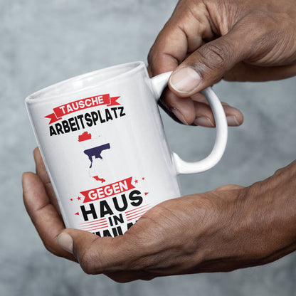 Thailand Tasse | tausche Arbeitsplatz gegen Haus in Thailand | Thailändisch