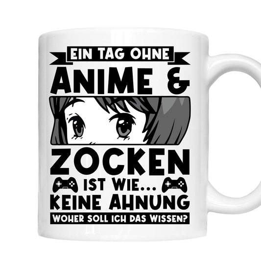 Anime Tasse | ein Tag ohne Anime & Zocken |
