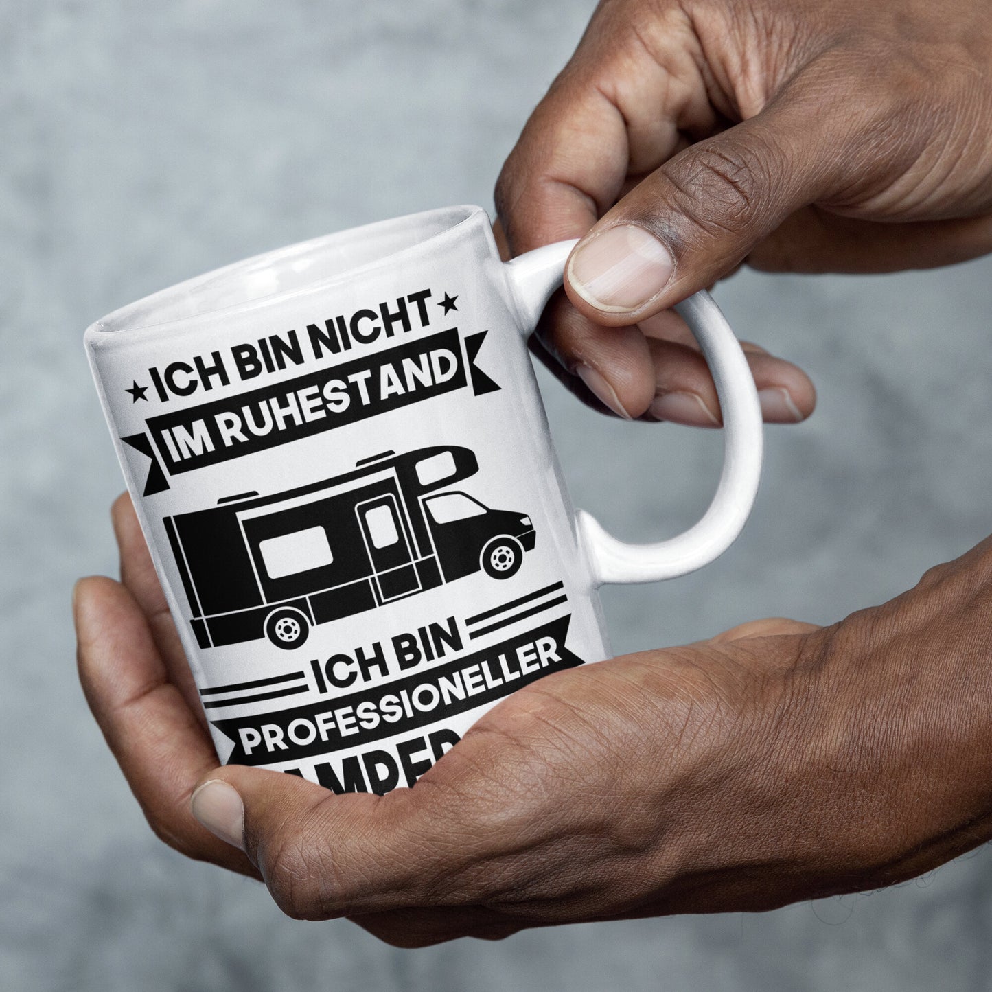 Camping Tasse | ich bin professionaller Camper Opa