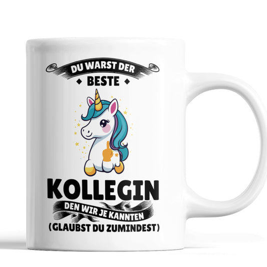 Kollegin Tasse | du warst  der beste Kollegin  Kollegenabschied Jobwechsel