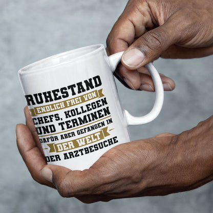 Rente Tasse | Rentner ichkann den ganzen Tag mechern und keiner ann mich feuern | Rentner Rentenalter