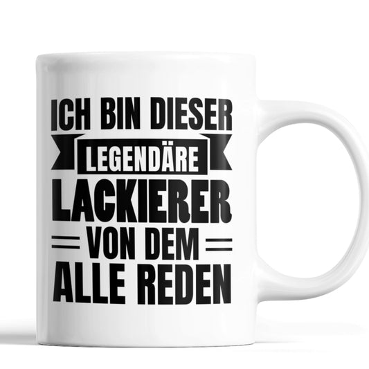 Lackierer Tasse  Künstler Geschenk Männlichen Beruf Tasse Lackierer  