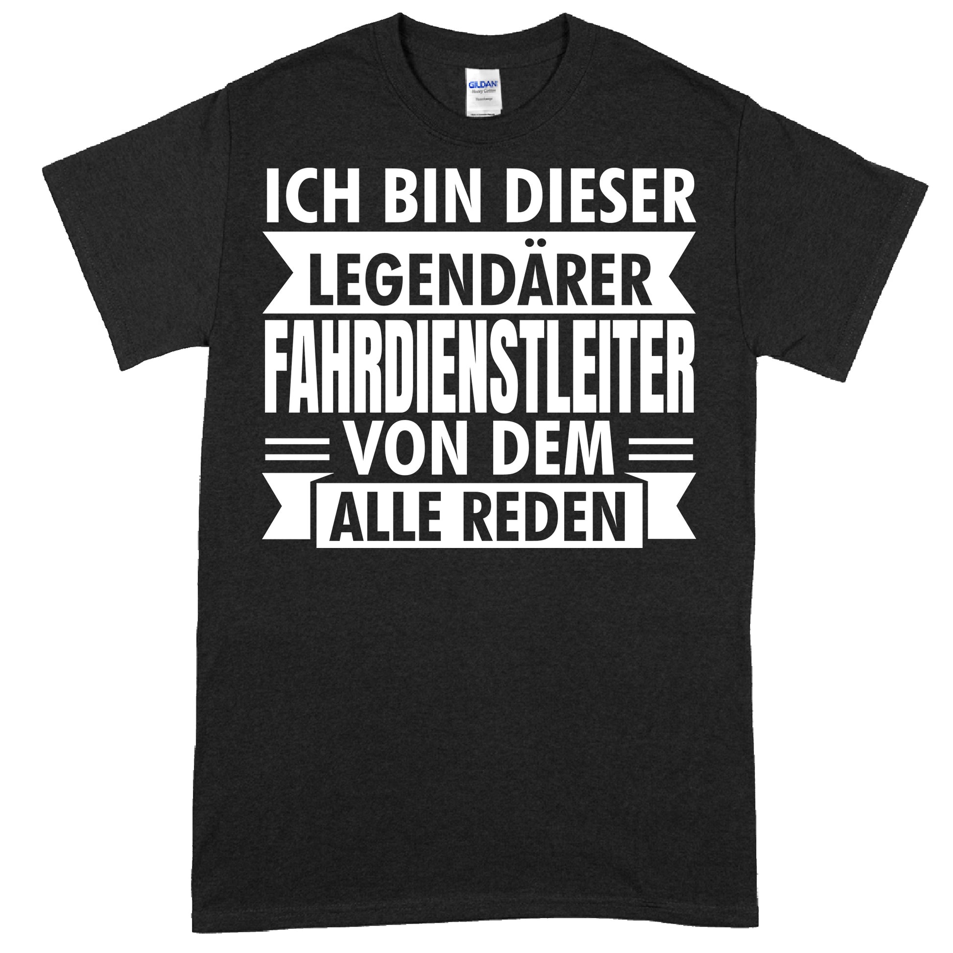 Fahrdienstleiter Shirt mit der Aufschrift "Legendärer Dienstleiter Geschenk" in stilvollem Design.