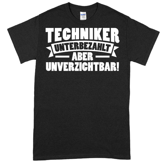 Techniker Shirt mit Ingenieur-Motiv und Technik-Design als Geschenkidee.