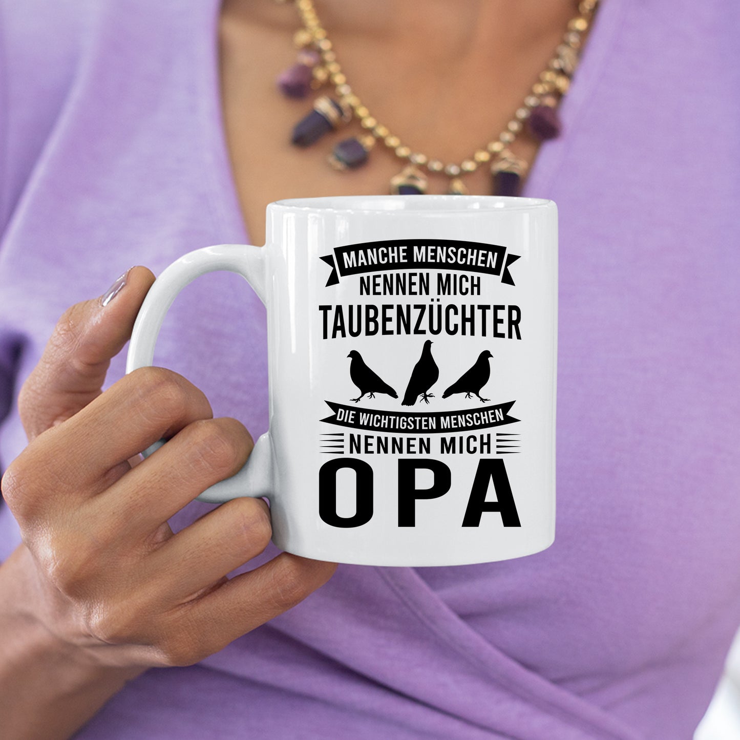 Taubenzüchter Tasse |  manche Menschen nennen mich Taubenzüchter die wichtigsten Opa  |
