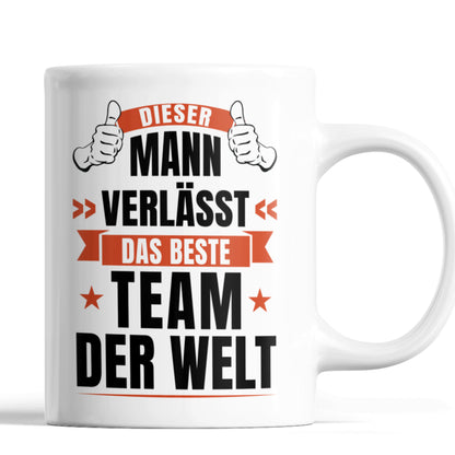 Kollege Tasse | dieser Mann verlässt das beste Team der Welt