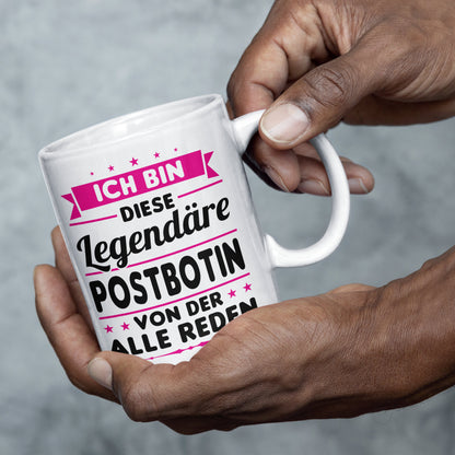 Postbotin Tasse | ich bin diese legendäre Postbotin