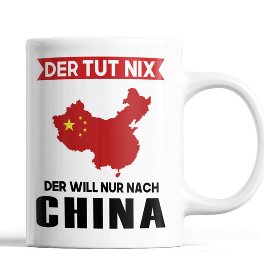 China Tasse  Chinesisches Geschenk der tut nix 