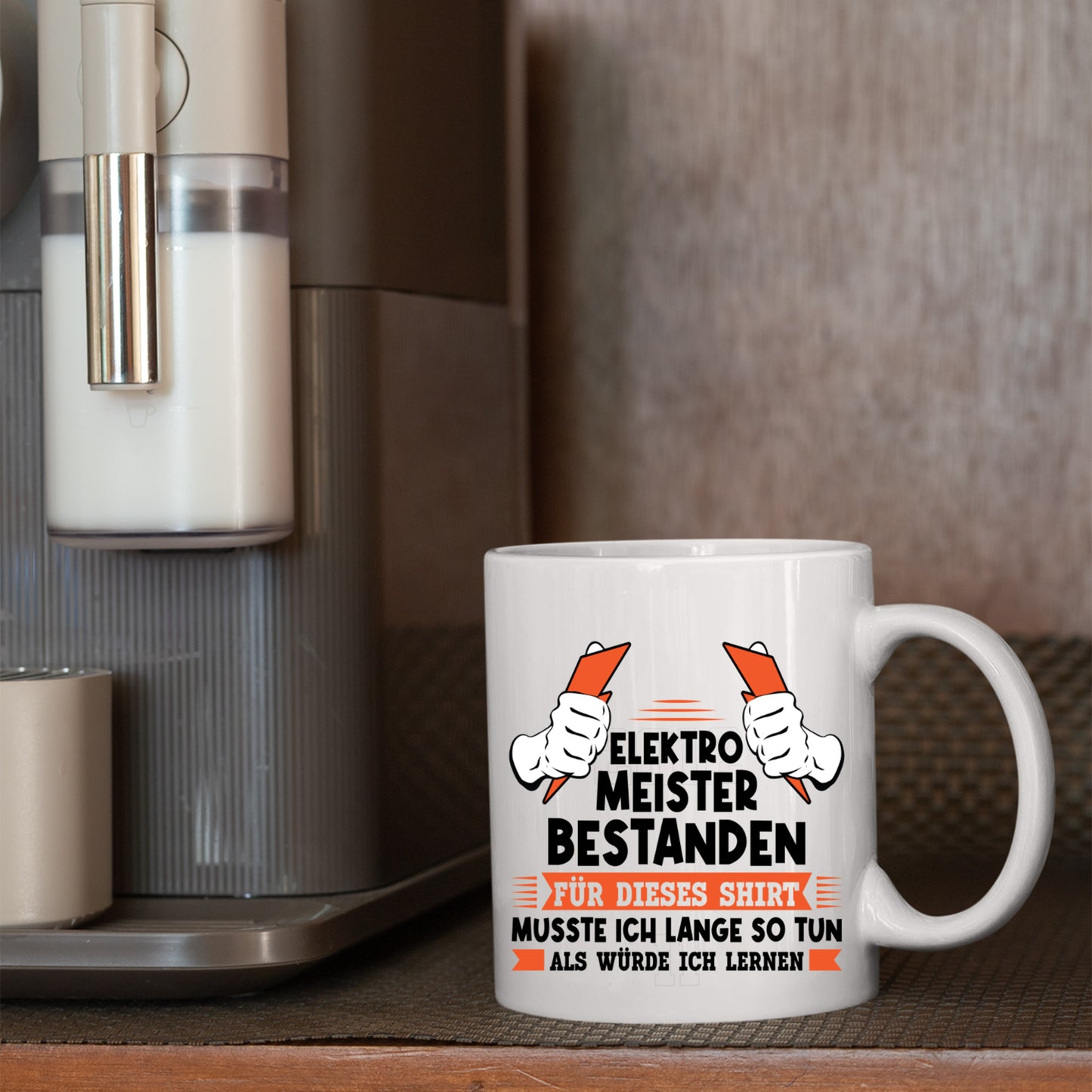 Elektriker Tasse | Elektro meister bestanden |