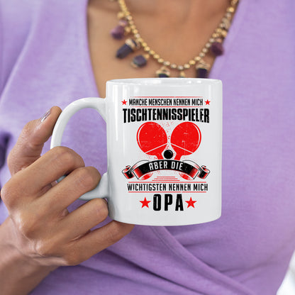 Tischtennis Tasse | manche Menschen nennen mich Tischtennisspieler |