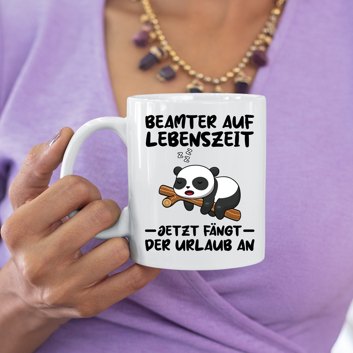 Beamter Tasse  | Beamter auf Lebenzeit jetzt föngt der Urlaub an  |
