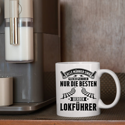 Eisenbahner Tasse |  die besten werden Lokführer  |