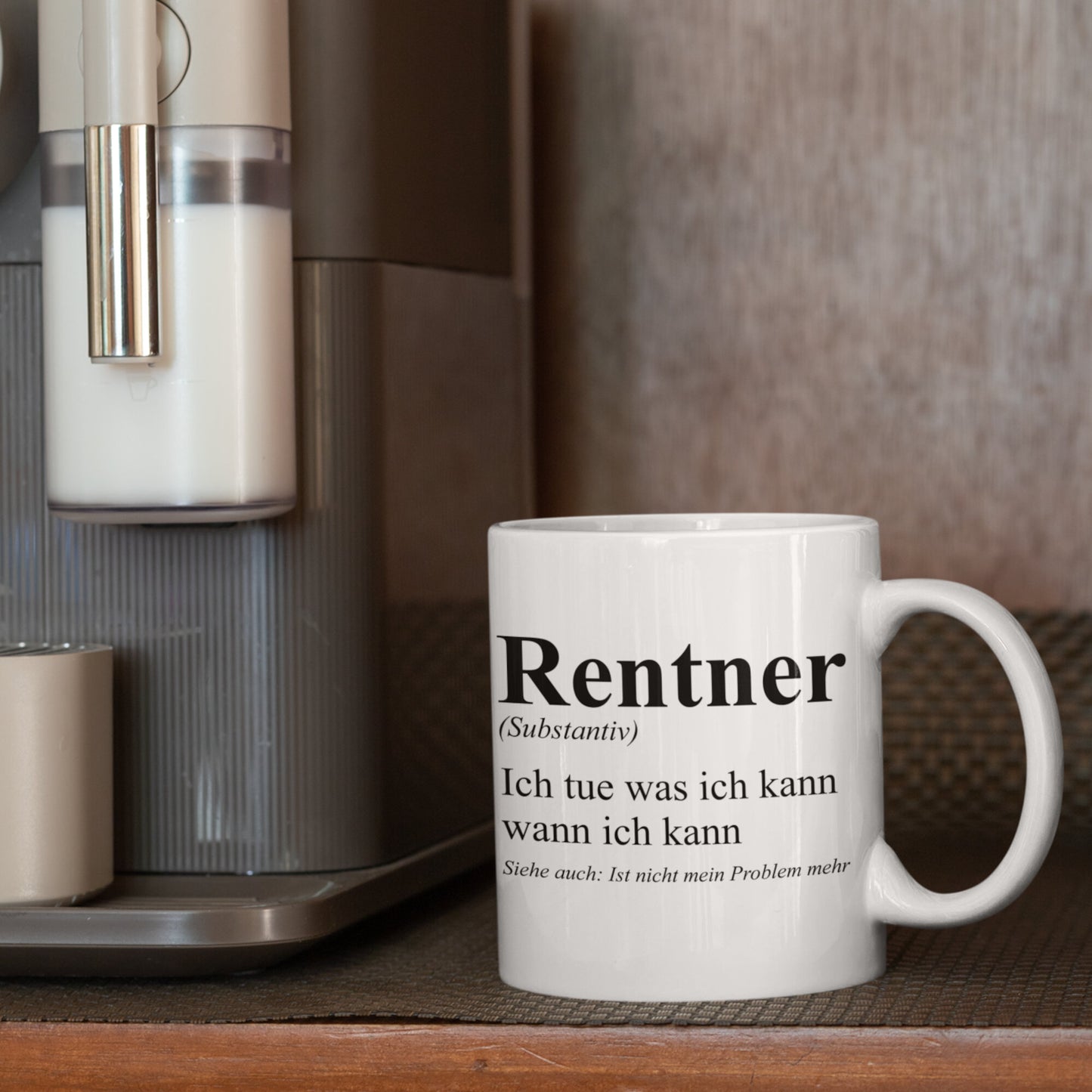 Rente Tasse | Rentner ich tue as ich kann wann ich kann | Rentner Geschenk Renterin Tasse Ruhestand Kaffeebecher lustig