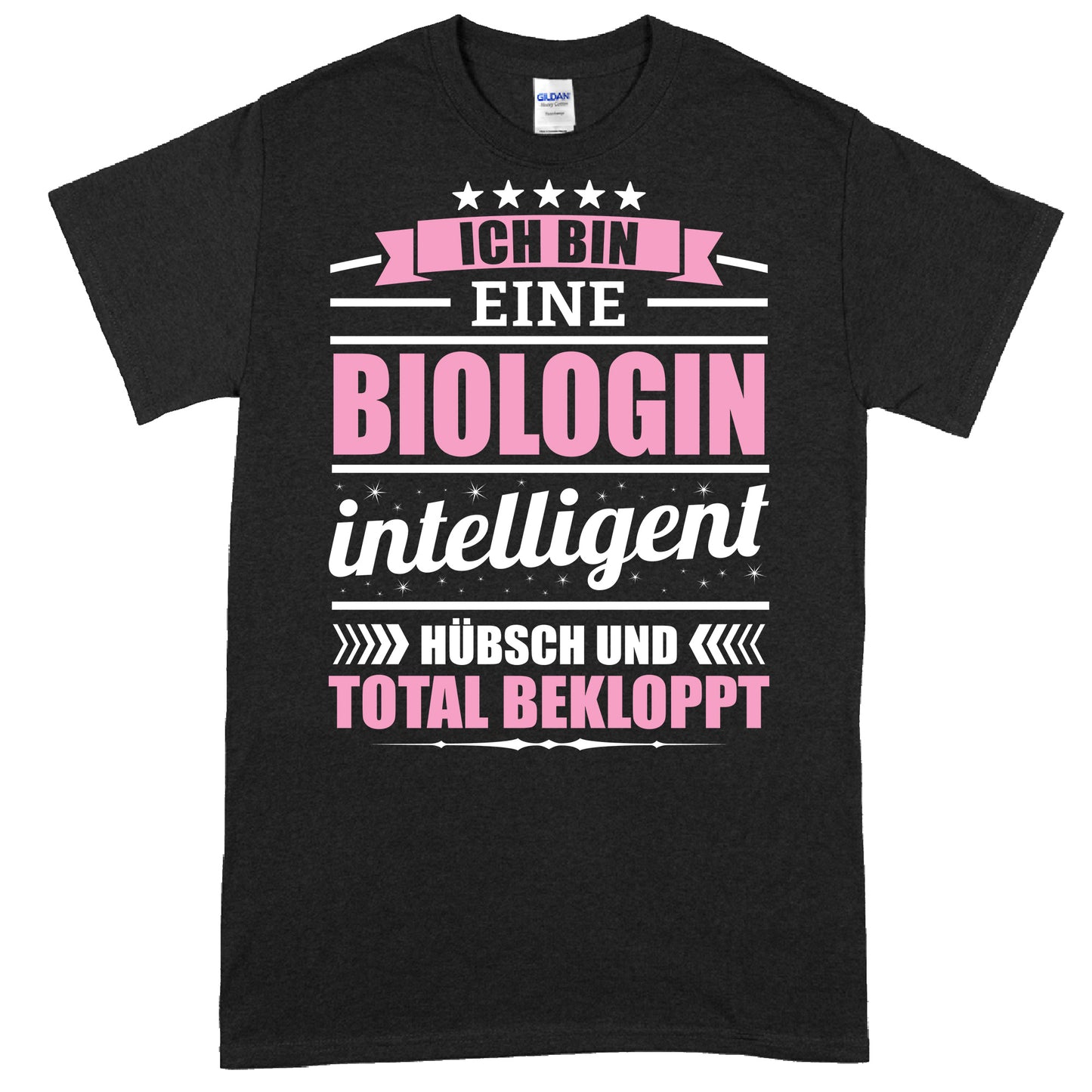 Biologin Shirt mit der Aufschrift "Ich bin eine Biologie Geschenk Frauenberuf" in stilvollem Design.
