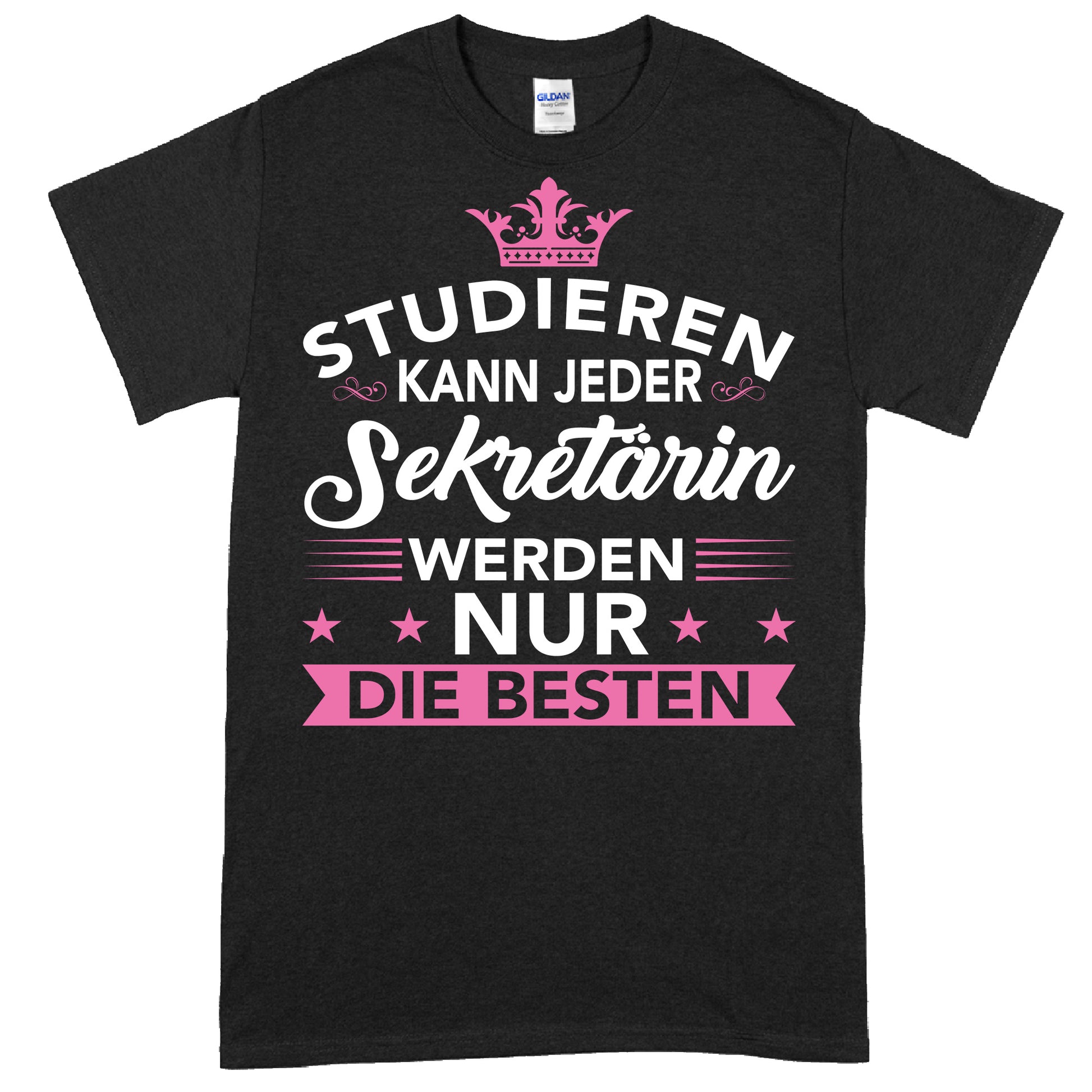 Design eines Shirts mit der Aufschrift 'Sekretärin Shirt | Geschenk Assistentin' in stilvoller Schrift.
