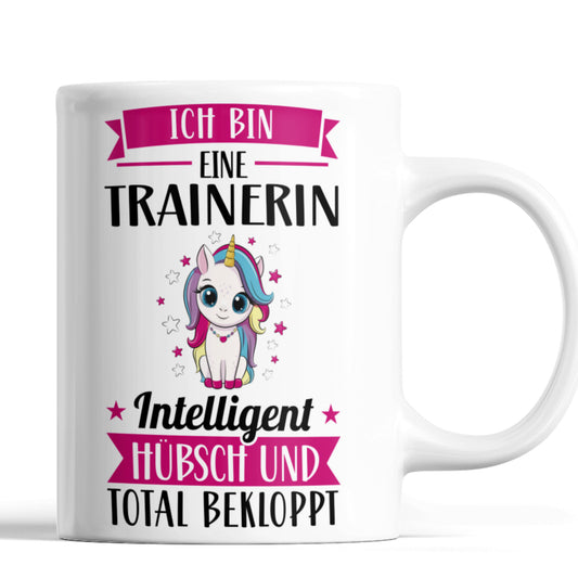Trainerin Tasse | ich bin eine Trainerin intelligent hübsch