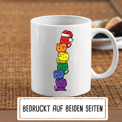 Weihnachten Tasse |  Weihnachten Katzen  |