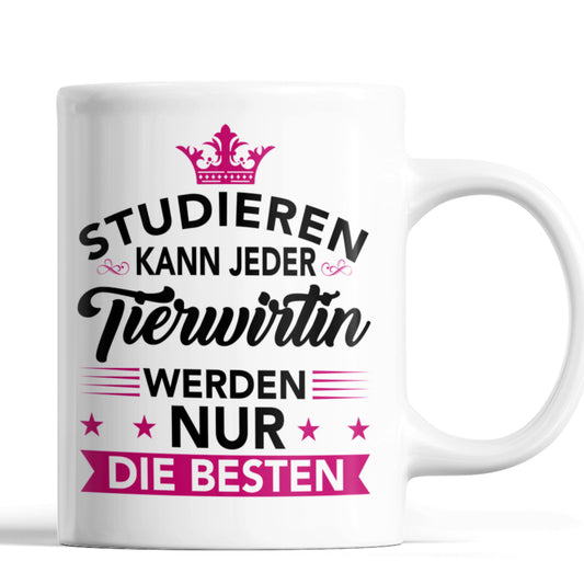 Tierwirtin Tasse  Tierwirtin Geschenk Frauen Beruf Tasse Tierwirt  