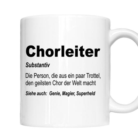Dirigent Tasse | Chorleiter Person, die aus paar Trottel |