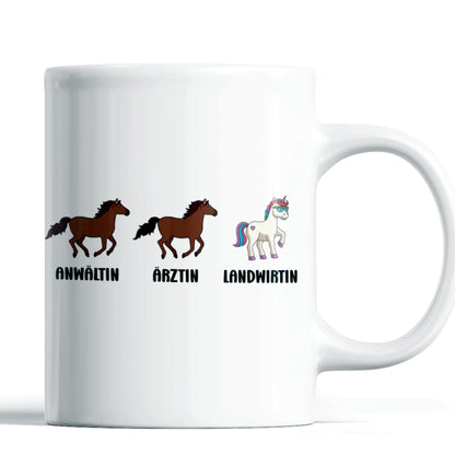 Landwirtin Tasse  Landwirtin Geschenk Frauen Beruf Tasse Landwirt  