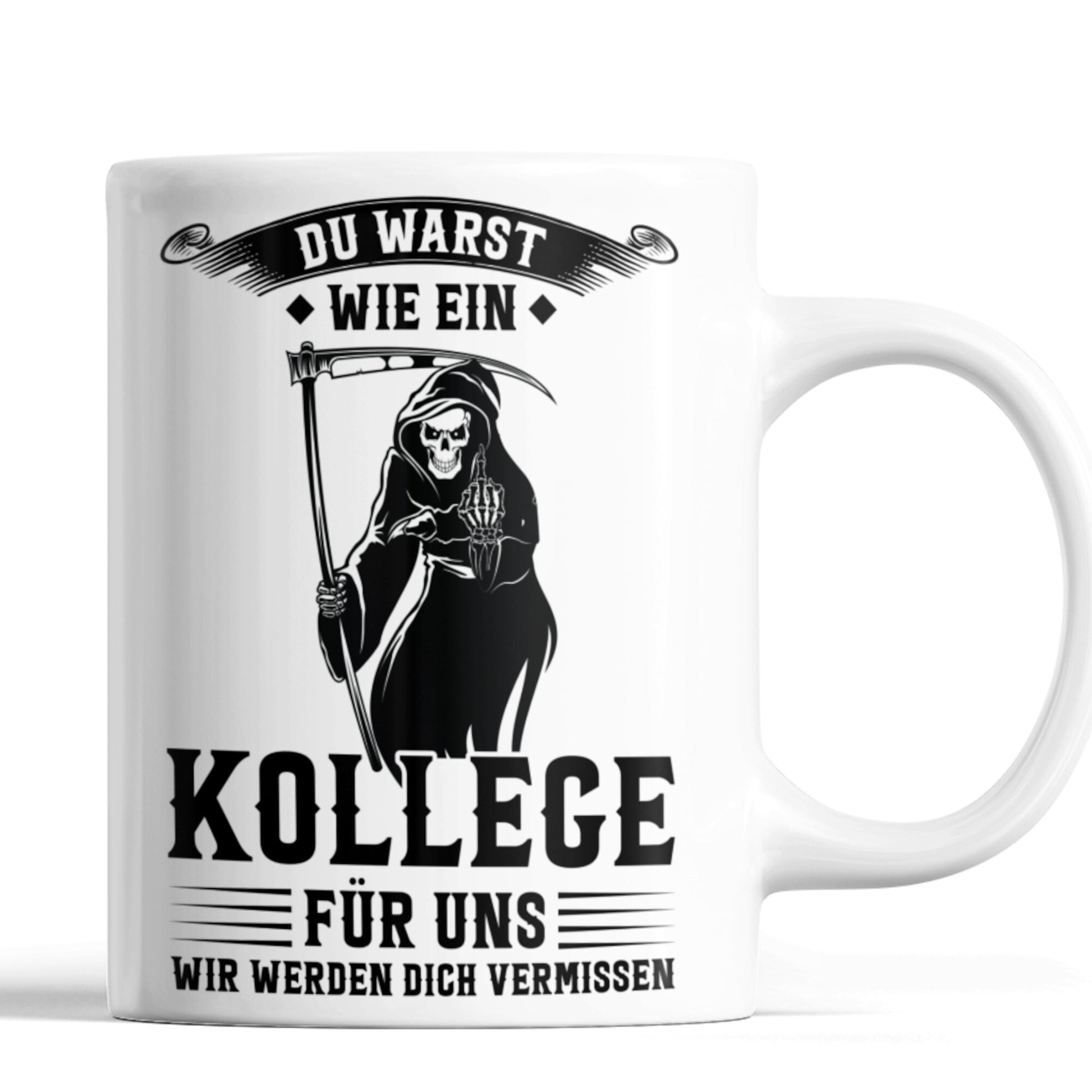 Kollegen Abschied Tasse | du warst wie ein Kollege Jobwechsel Abschiedsgeschenk