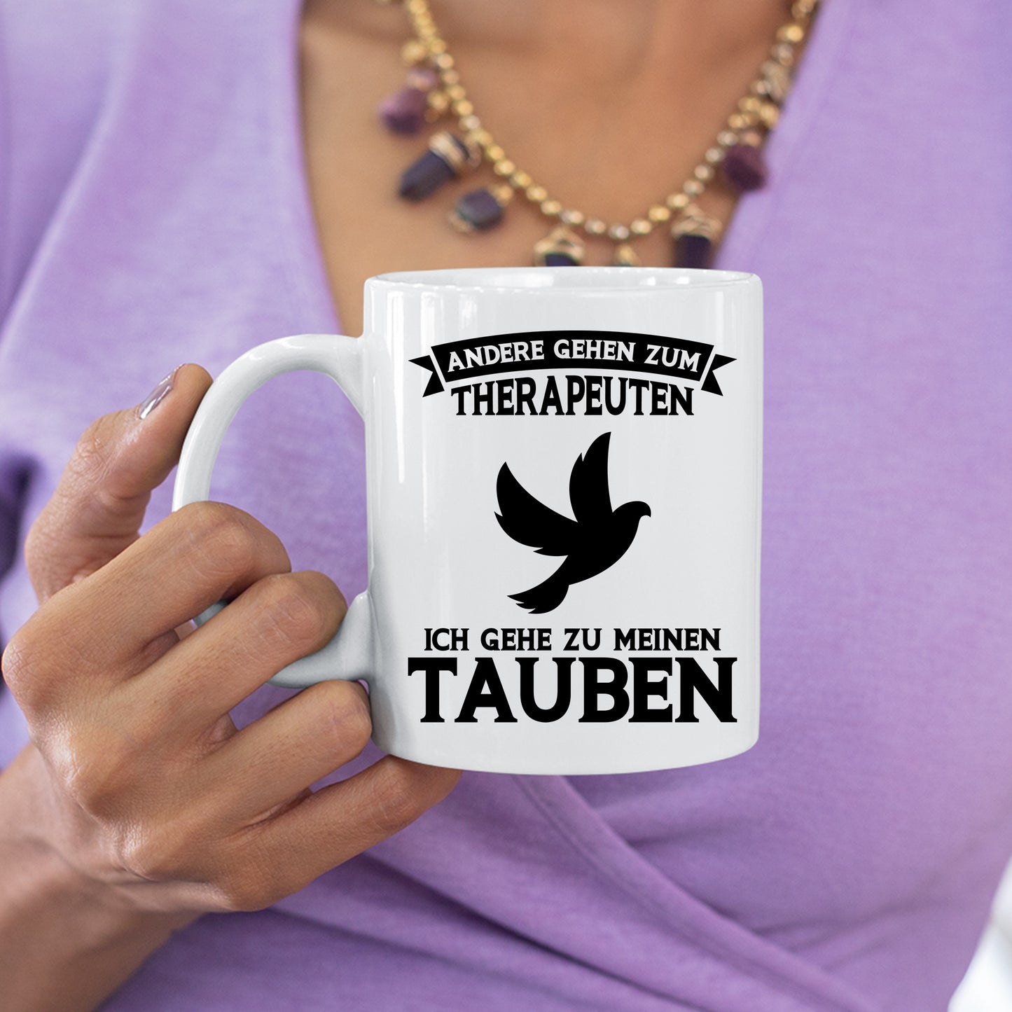 Taubenzüchter Tasse |  andere gehen zum Therapeuten ich gehe zu meinem Tauben |