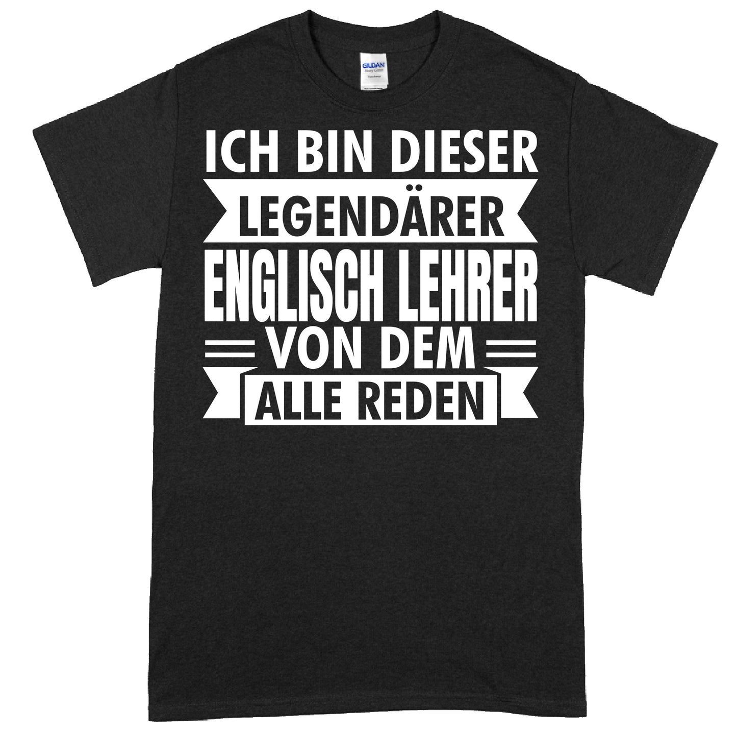 Englisch Lehrer Shirt mit der Aufschrift "legendärer Geschenk Lehrerin" in stilvollem Design.