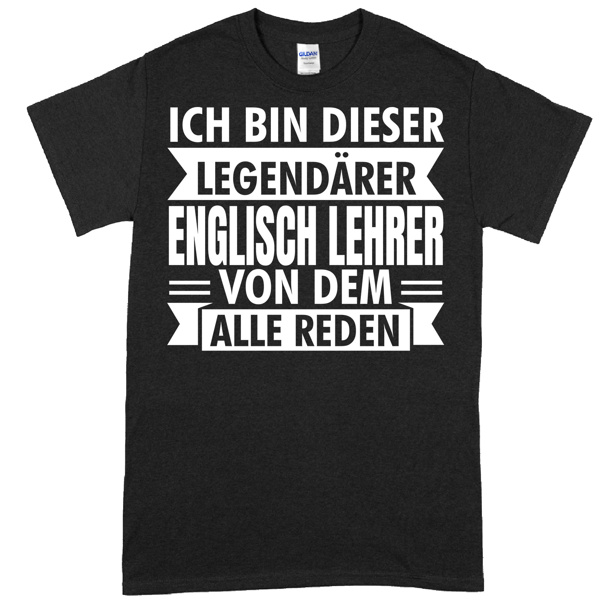 Englisch Lehrer Shirt mit der Aufschrift "legendärer Geschenk Lehrerin" in stilvollem Design.