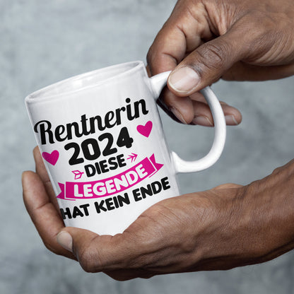 Rentnerin 2024 Tasse | Rente 2024 diese Legende hat kein Ende Ruhestand