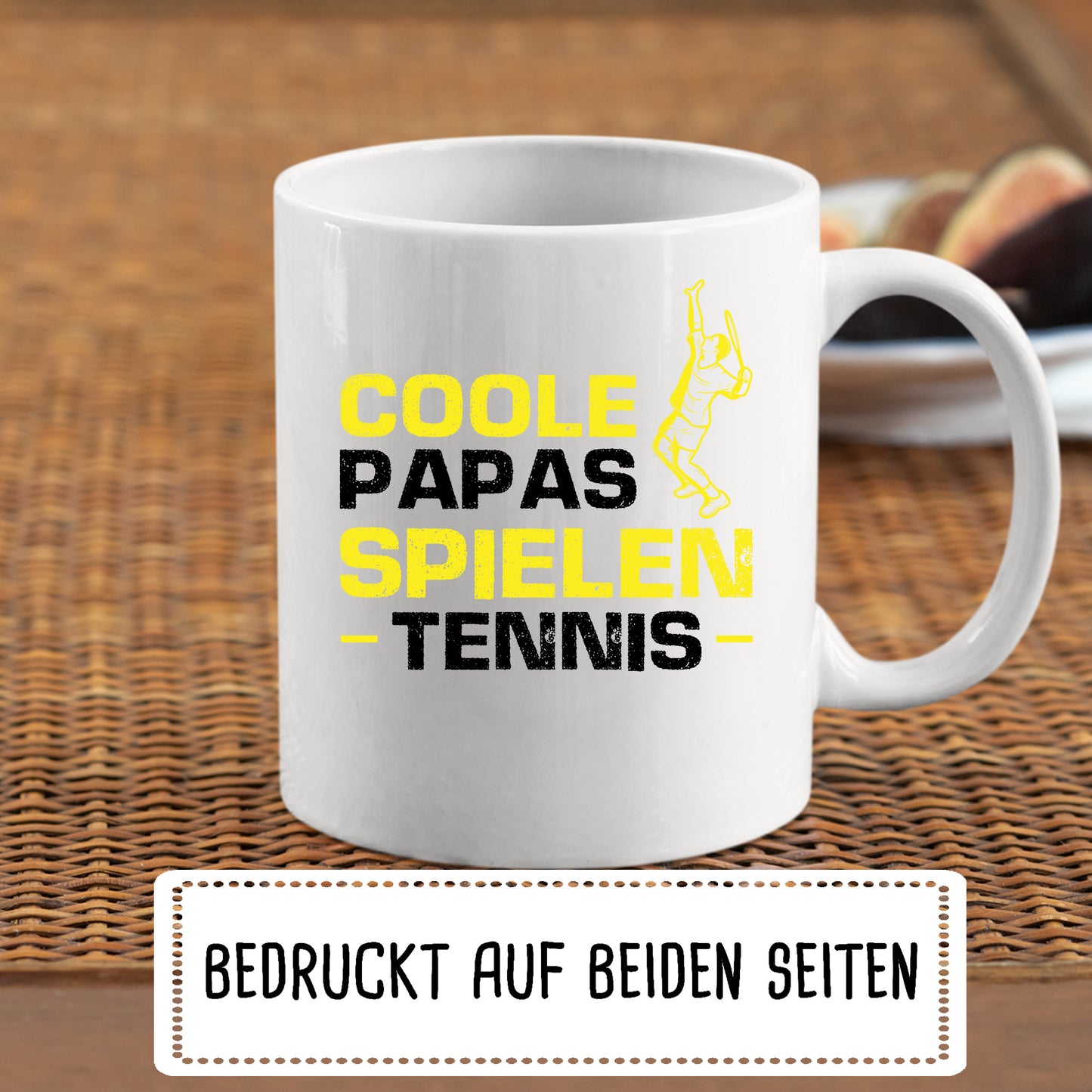 Tennis Tasse | coole Papas spielen Tennis |