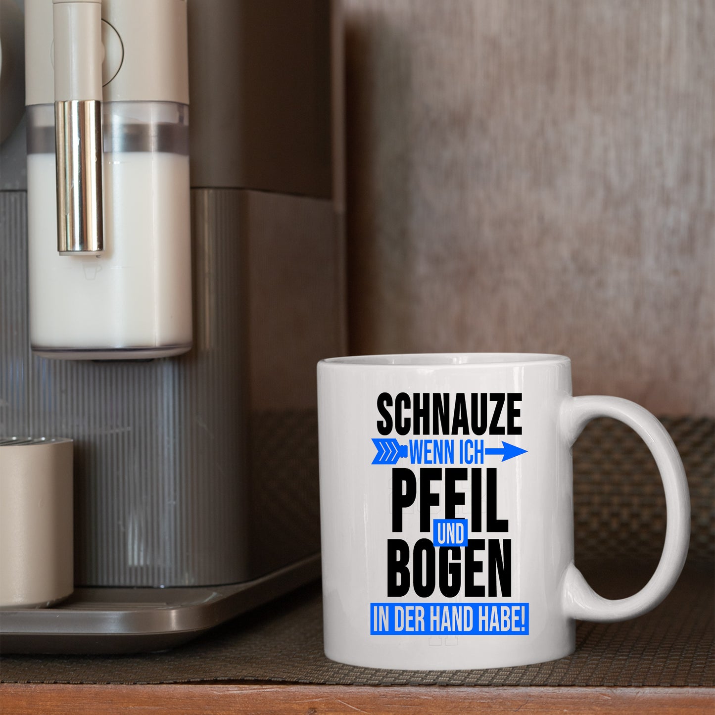 Bogenschießen Tasse | schnauze wenn ich Pfeil und Bogen in der Hand habe! |