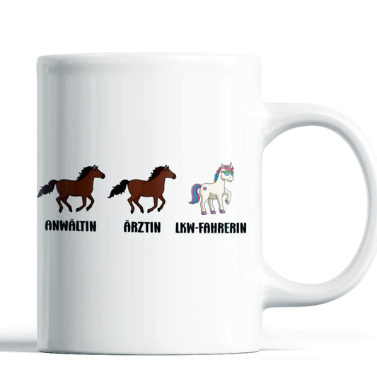 LKW-Fahrerin Tasse  Fahrerin Geschenk Frauen Beruf Tasse LKWFahrerin  