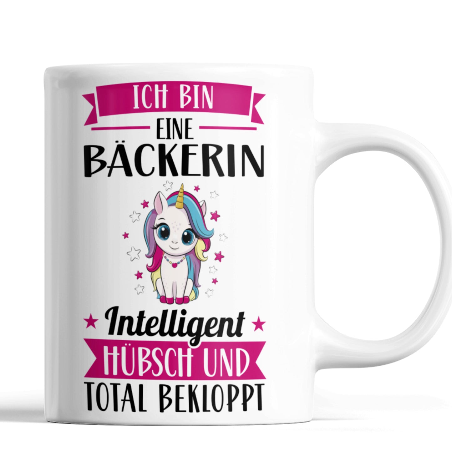 Bäckerin Tasse | ich bin eine Bäckerin intelligent hübsch