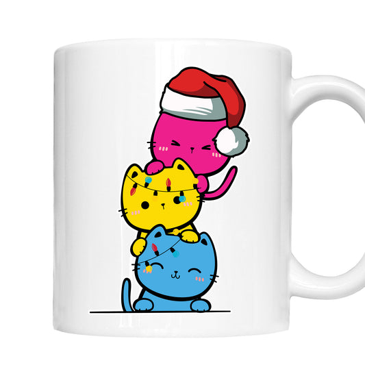 Weihnachten Tasse |  Weihnachten Katzen  |
