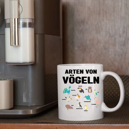 Vögeln Tasse  | arten von Vögeln |