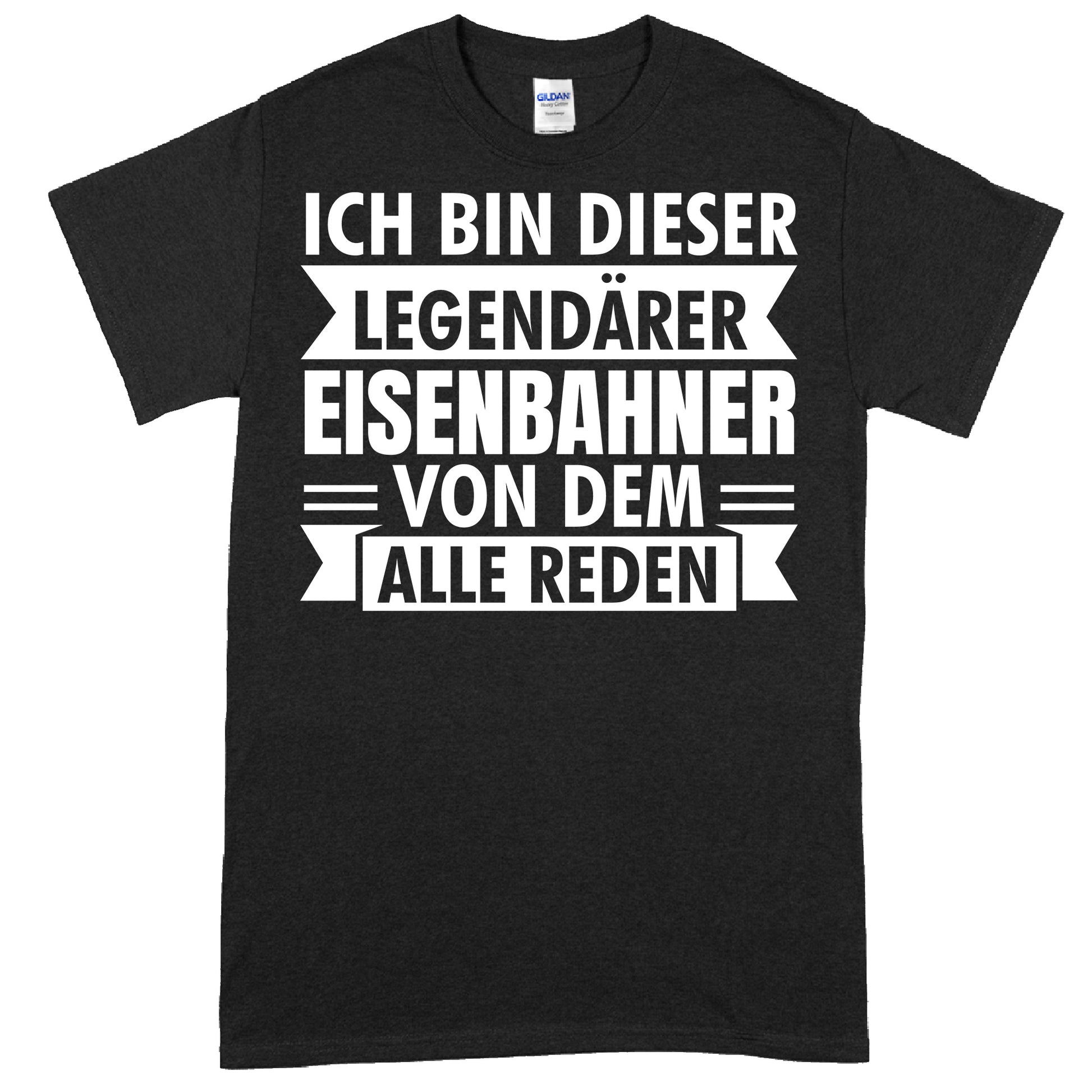 Eisenbahner Shirt mit der Aufschrift "Ich bin diese legendärer Zug Geschenk Eisenbahn" in einem kreativen Design.