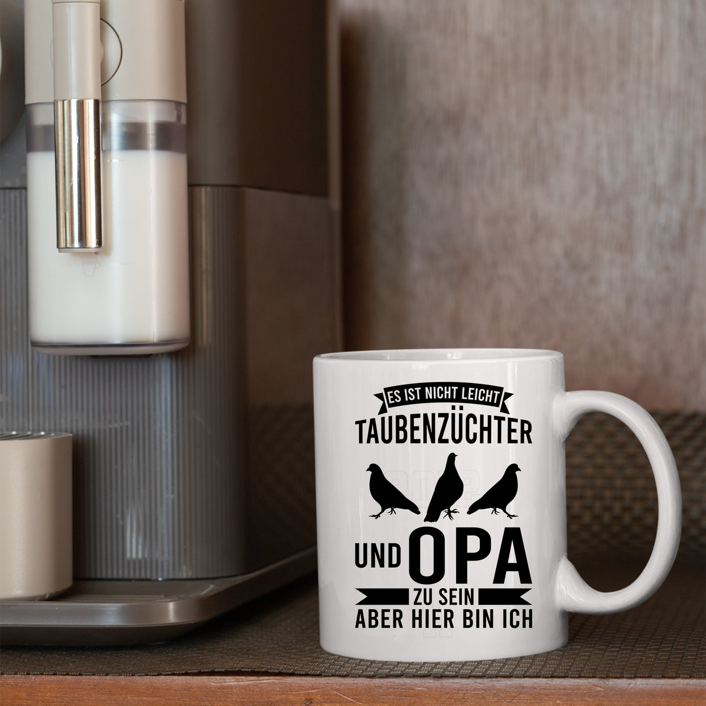 Taubenzüchter Tasse |  es ist nicht leicht Taubenzüchter und Opa zu sein|