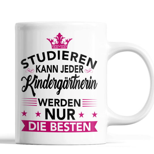 Kindergärtnerin Tasse  Kindergarten Geschenk Frauen Beruf Tasse Erzieherin  