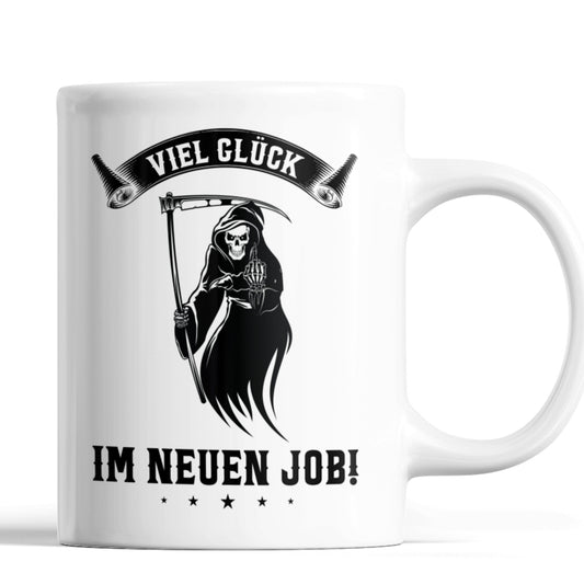 Kollegin Tasse | viel glück in neuen Job   Kollegenabschied Jobwechsel