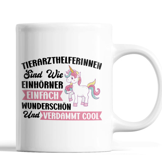 Tierarzthelferinnen Tasse  Tierarzthelferinnen Geschenk Tierärztin Tasse Tierarzthelferinnen  