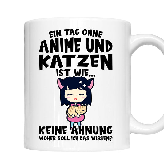 Anime Tasse | ein Tag ohne Anime und Katzen  |