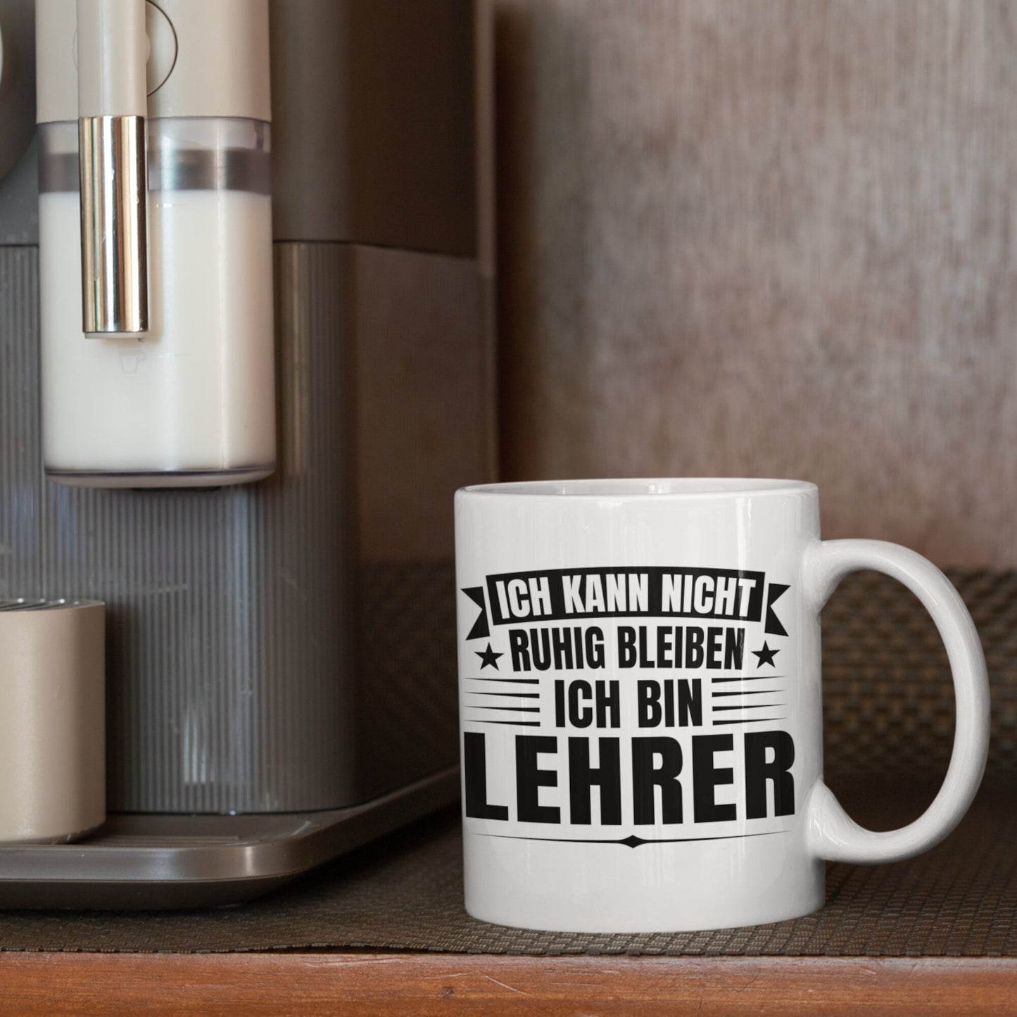 Lehrer Tasse | ich kann nicht ruhig bleiben ich bin Lehrer