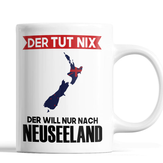 Neuseeland Tasse  Neuseelandisches Geschenk der tut nix 